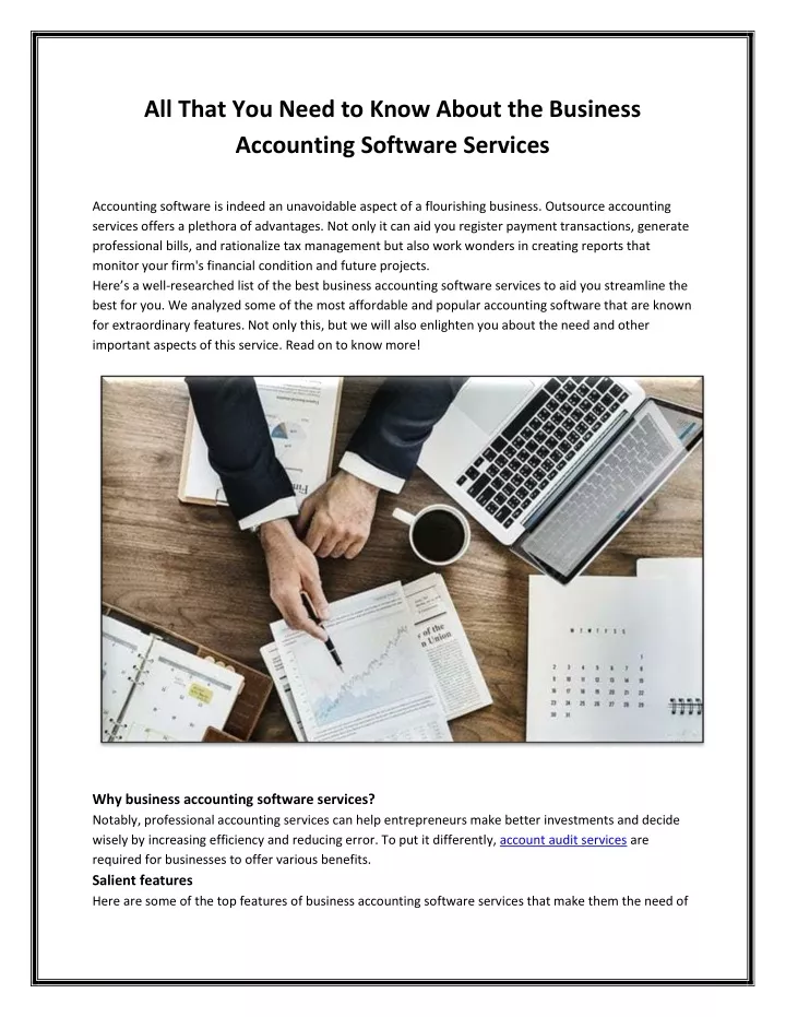 PPT - All That You Need to Know About the Business Accounting Software ...