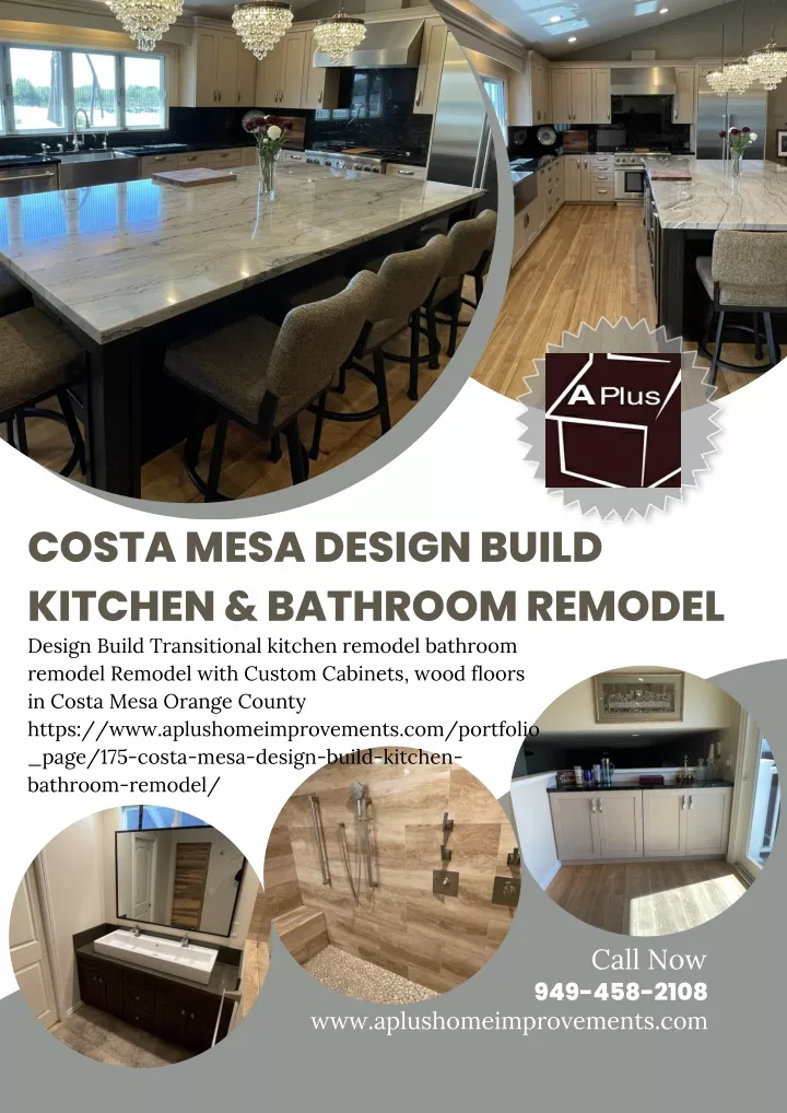 costa mesa design build kitchen bathroom remodel