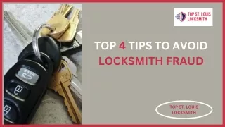 Top 4 Tips to Avoid Locksmith Fraud