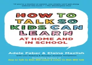 PDF How to Talk so Kids can Learn at Home and at School android