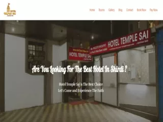 Best Hotel in Shirdi