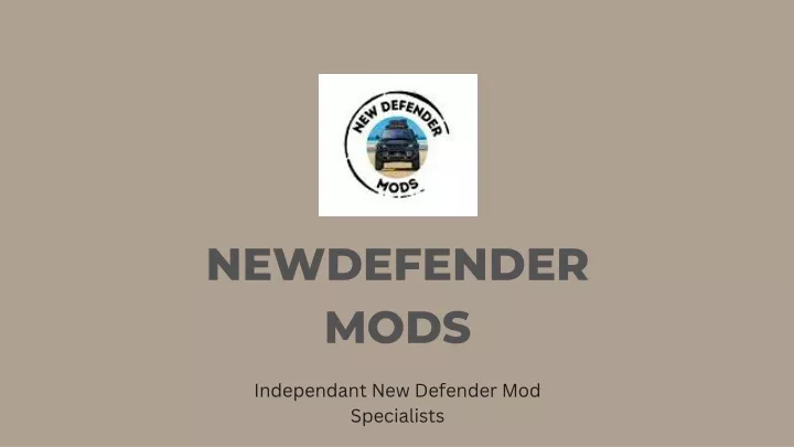 newdefender mods