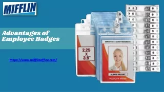 Advantages of Employee ID Badges