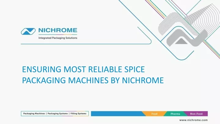 ensuring most reliable spice packaging machines