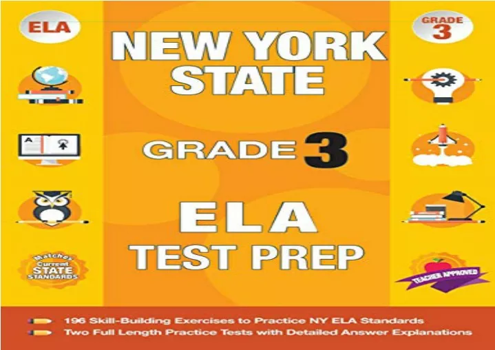 PPT PDF New York State Grade 3 ELA Test Prep New York 3rd Grade ELA