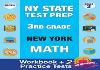 (PDF BOOK) NY State Test Prep 3rd Grade New York Math: New York 3rd Grade Math T