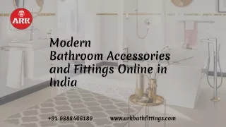 Large selection of bathroom accessories from ARK Bath Fittings