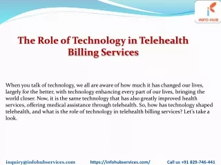 The Role of Technology in Telehealth Billing Services