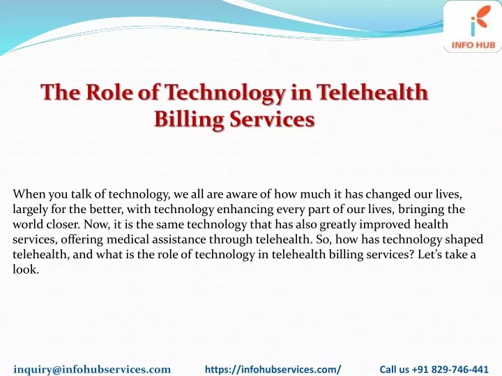 the role of technology in telehealth billing