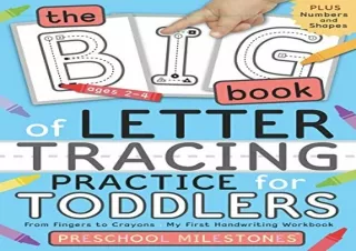 [DOWNLOAD PDF] The Big Book of Letter Tracing Practice for Toddlers: From Finger