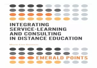 download Integrating Service-Learning and Consulting in Distance Education (Emer