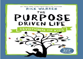 (PDF BOOK) The Purpose Driven Life Devotional for Kids ipad