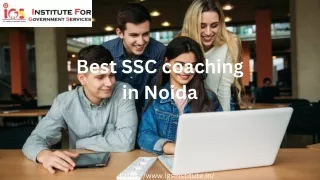 Best SSC coaching in Noida  IGS Institute
