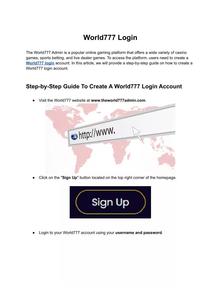 world777 login