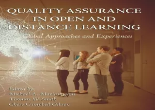[DOWNLOAD PDF] QUALITY ASSURANCE IN OPEN AND DISTANCE LEARNING: Global Approache