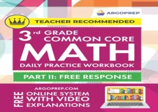 [READ PDF] 3rd Grade Common Core Math: Daily Practice Workbook - Part II: Free R