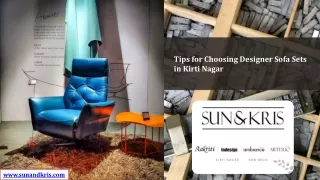 tips for choosing designer sofa sets in kirti