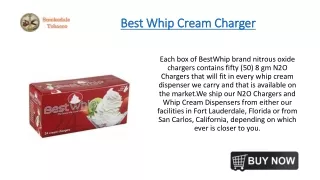 Best Whip Cream Charger