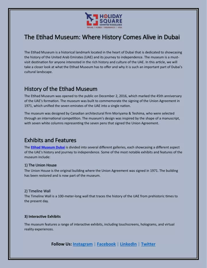 the etihad museum where history comes alive