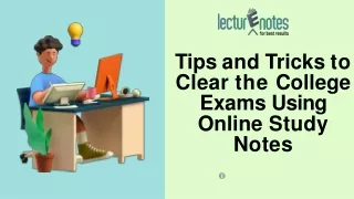 The Ultimate Guide to Clearing College Exams with Online Study Notes
