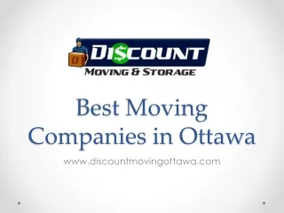 Best Moving Companies in Ottawa - www.discountmovingottawa.com