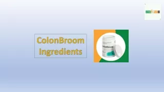 ColonBroom Ingredients