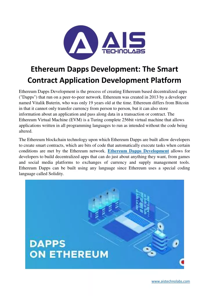 ethereum dapps development the smart contract