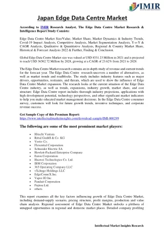 japan edge data centre market