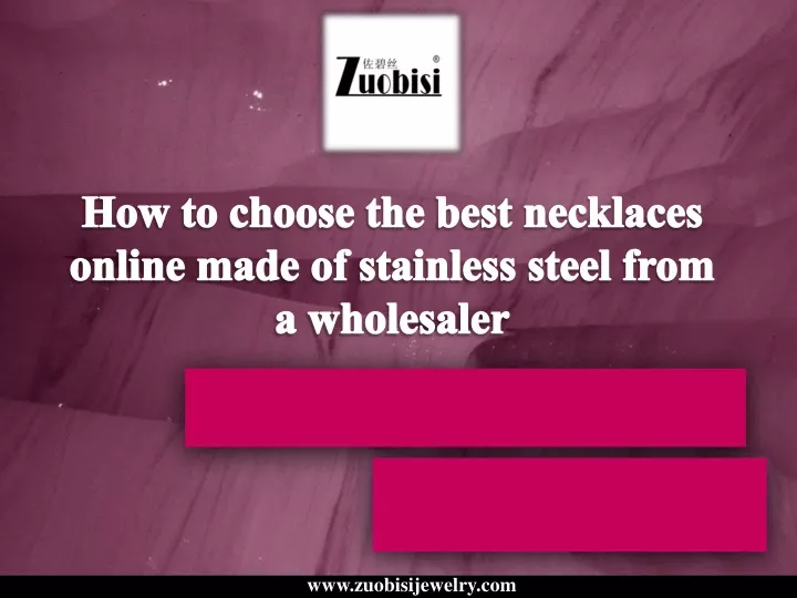 how to choose the best necklaces online made
