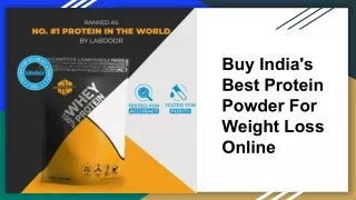 Buy India's Best Protein Powder For Weight Loss Online (1)