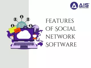 Features of Social network Software