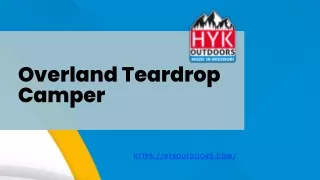 overland teardrop camper