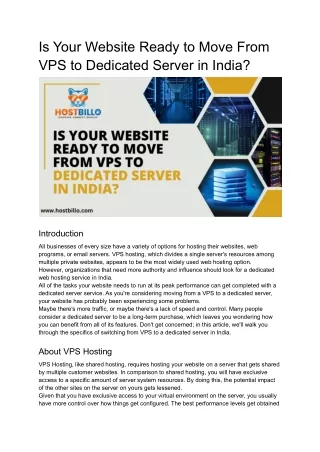 is your website ready to move from