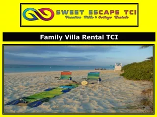 Family Villa Rental TCI