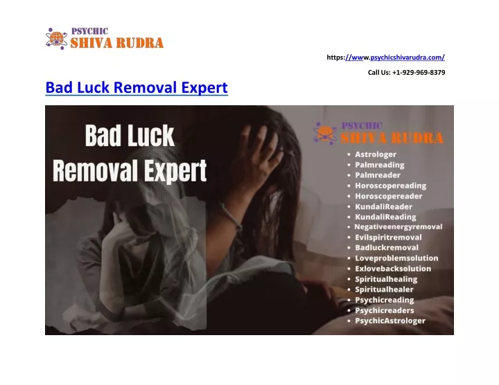bad luck removal expert