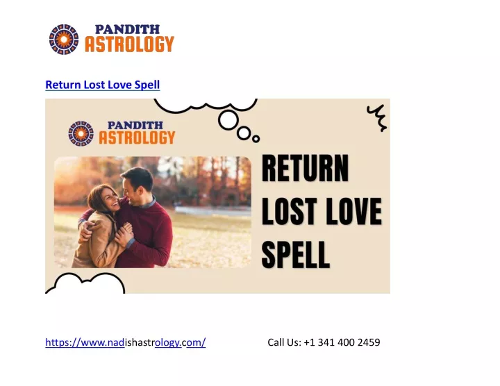 return lost love spell