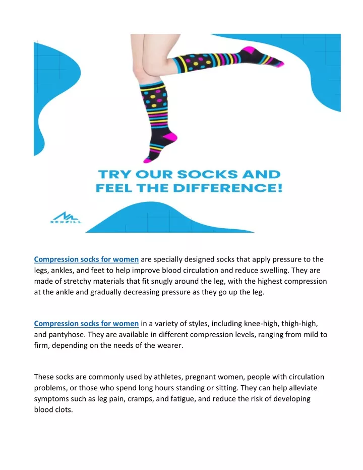 compression socks for women are specially