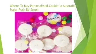 Where To Buy Personalised Cookie In Australia