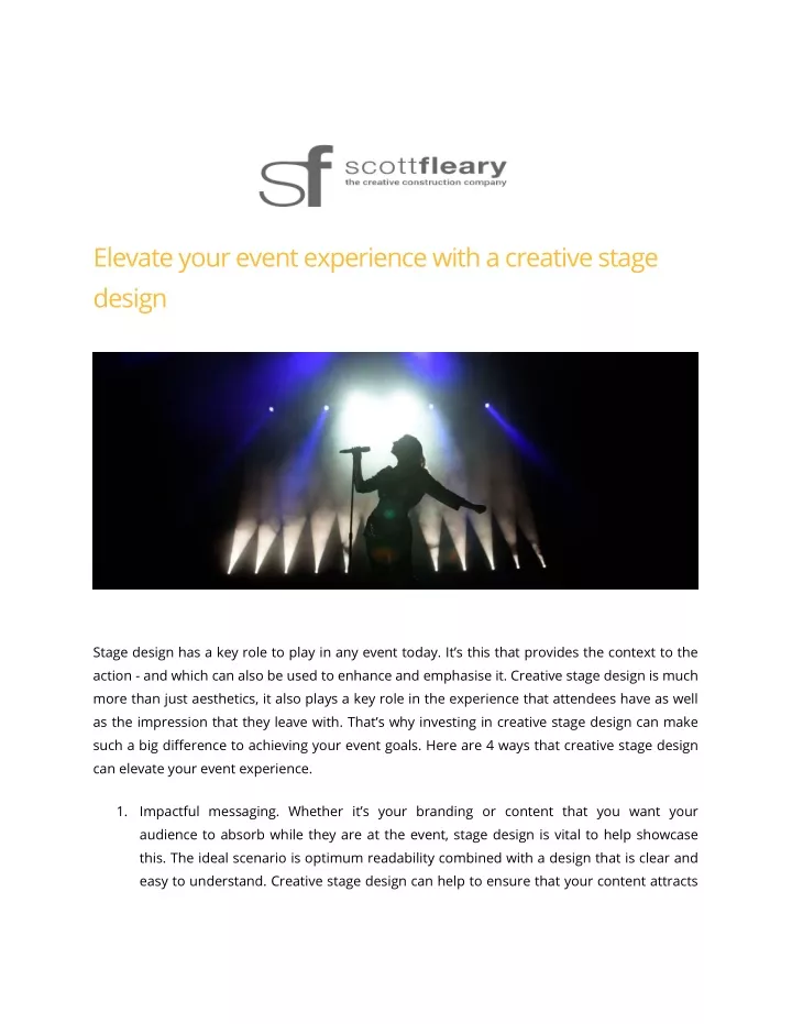 elevate your event experience with a creative