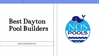 Best Dayton Pool Builders - www.nospools.com