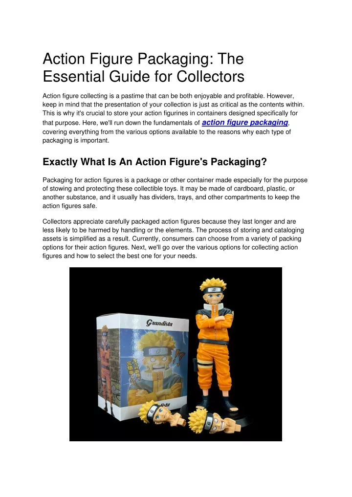 action figure packaging the essential guide