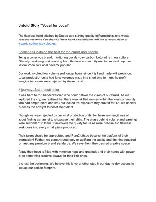 untold story vocal for local