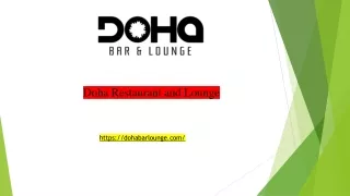 Bars Near Me With Food  Dohabarlounge.com