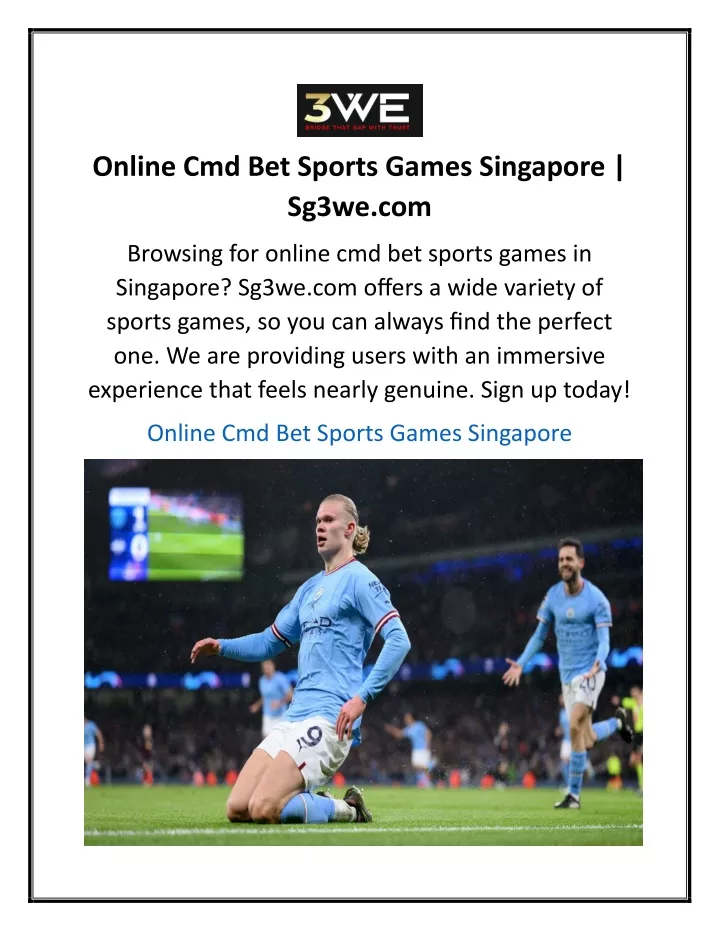 online cmd bet sports games singapore sg3we com