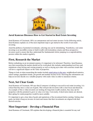 Jared Kamrass on Real Estate Investing