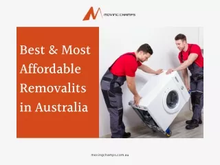 Expert Removalist Company - Your Trusted Partner for Stress-Free Moving