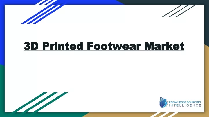 3d printed footwear market