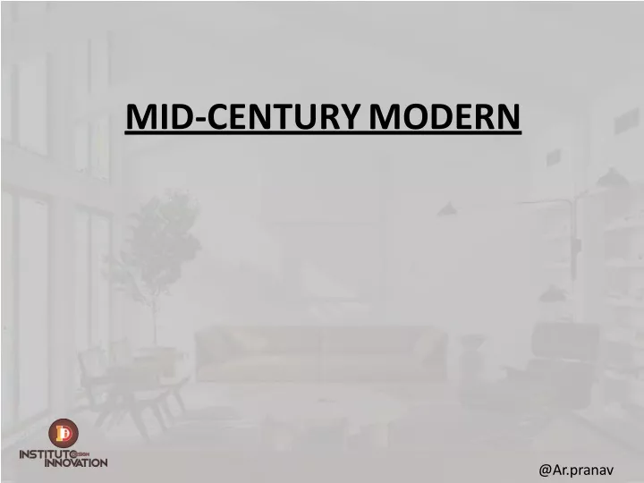 mid century modern