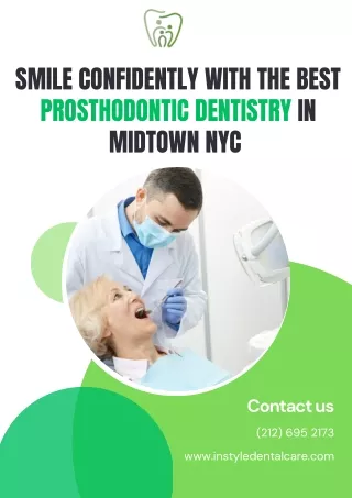 Smile Confidently with the Best Prosthodontic Dentistry in Midtown NYC
