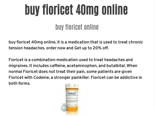 buy fioricet 40mg online